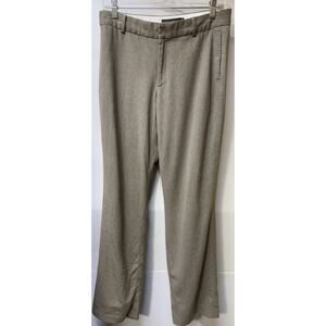 Banana Republic Martin Wool Trousers Dress Pants Stretch Womens Size 6 Beige.